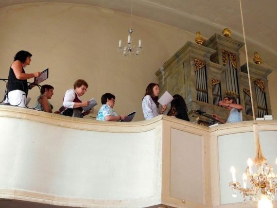 Der Kirchenchor Gettsdorf sorgte für den feierlichen Rahmen