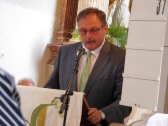 Gratulant LTgAbg. Richard Hogl.