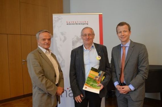 (v.l.n.r.) Dr. Franz Gütlbauer, DI Dr. Leopold Wimmer, DDR. Paul Eiselsberg