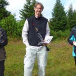 Reinhard Fulterer aus Edlach, verantwortlich für den guten Ton, mit Tochter