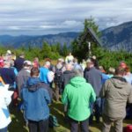 Beeindruckende Kulisse hinter dem Gatterl Kreuz
