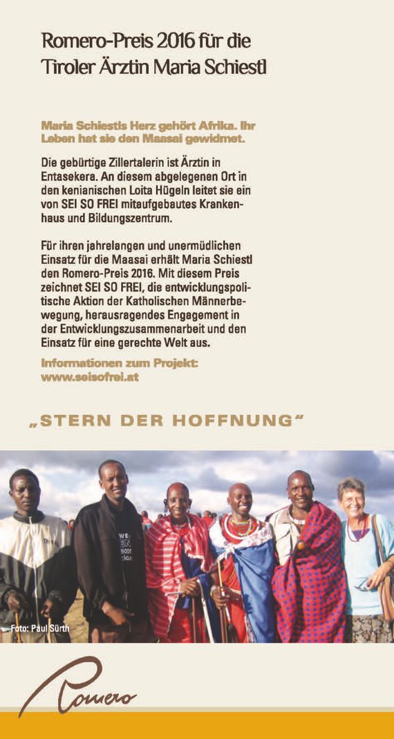 Einladung zum Romero-Preis 2016