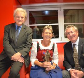 KMB-Diözesanobmann Helmut Wieser, ED Wien, Romeropreisträgerin Dr. Maria Schiestl, Diözesanobmann Adolf Stüger, D. Innsbruck