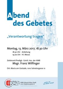 Plakat von der Veranstaltung
