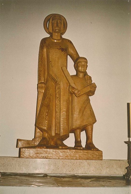 Heiliger Josef und Papst Franziskus