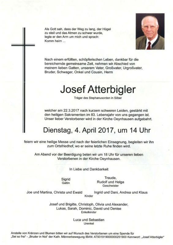 Parte von Josef Atterbigler