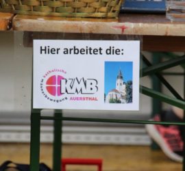 KMB Auersthal bei der Arbeit am Pfarrfest 2017