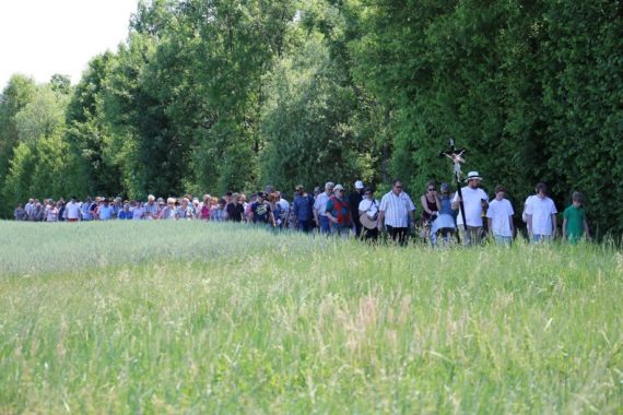 Der Weg ging Querfeldein durch die Fluren