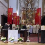 Segnung des Brotes für die Agape