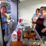 Agape bis in den späten Abend