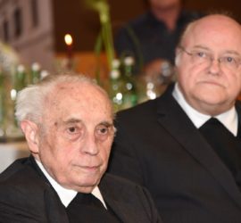 Prälat Dr. Matthias Roch mit dem Festredner Weihbischof DDr. Helmut Krätzl