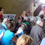 Eucharistiefeier im Burgfried