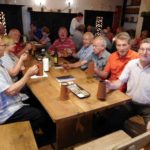 Gemütliches Beisammensein in der Burgtraverne