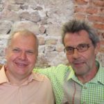 Sorgten für Speis und Trank: Pfarrgruppen Vorstand Ing. Alfred Schedl und Otto Sternberg