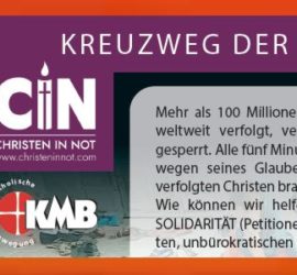 Kreuzweg der verfolgten Christen