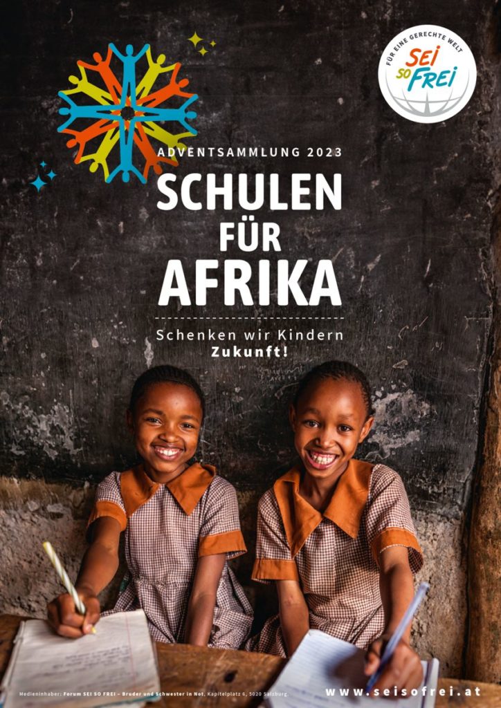 Schulen für Afrika - Adventsammlung 2023