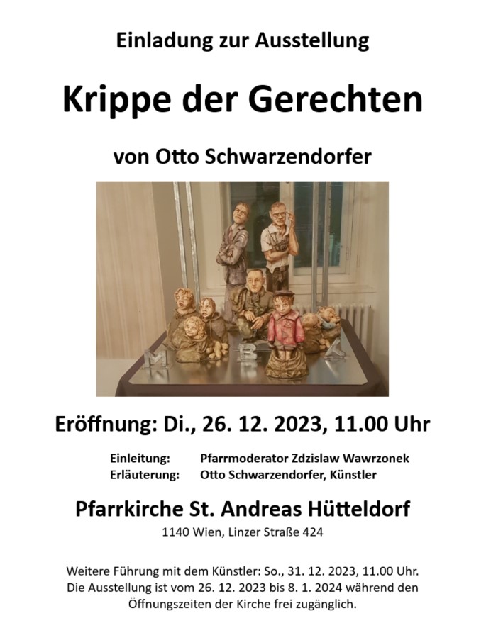 Ausstellung "Krippe der Gerechten"