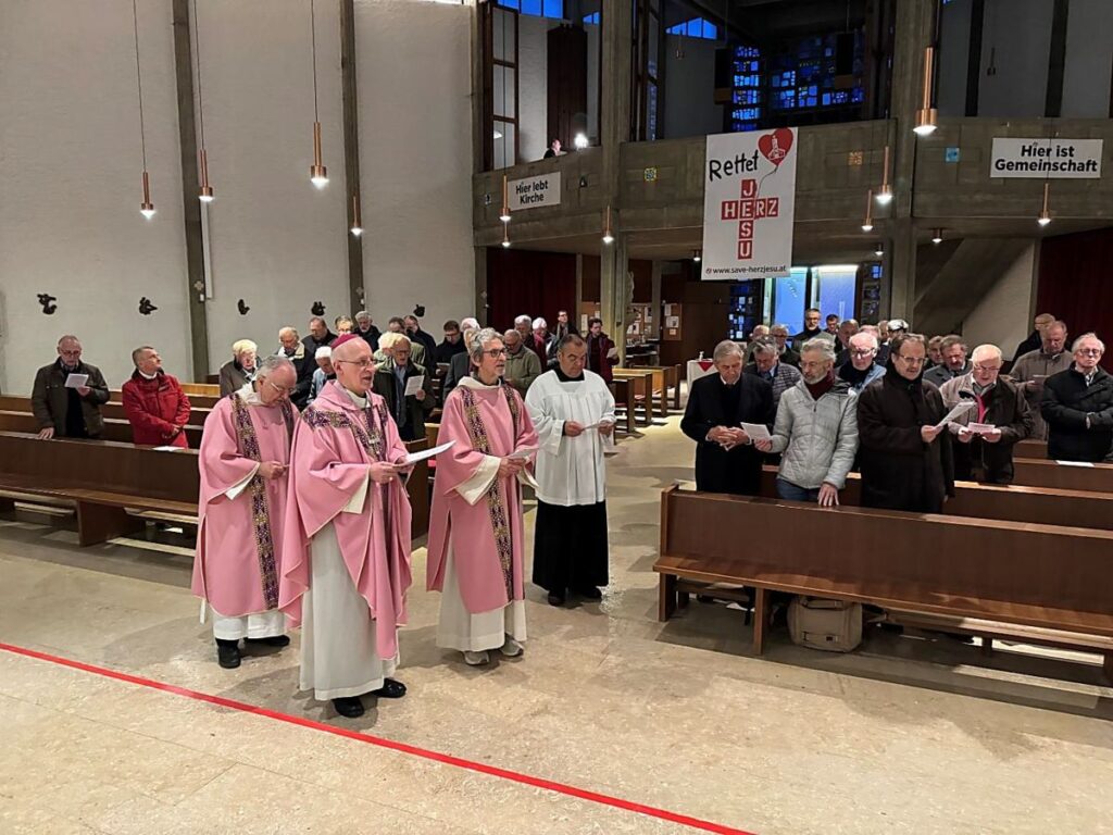 Der Abschluß mit einem musikalischen Gruß an die Mutter Jesu: Maria, dich lieben ist allzeit mein Sinn!