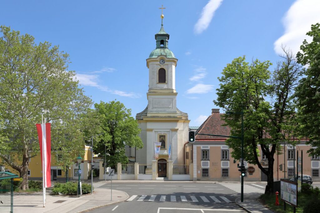 Wallfahrtskirche „Maria – Heil der Kranken“ in Maria Enzersdorf. Foto: C. Stadler/Bwag