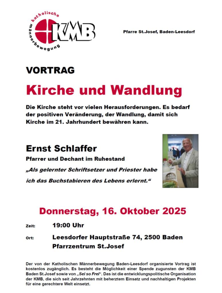 Vortrag: Kirche und Wandlung