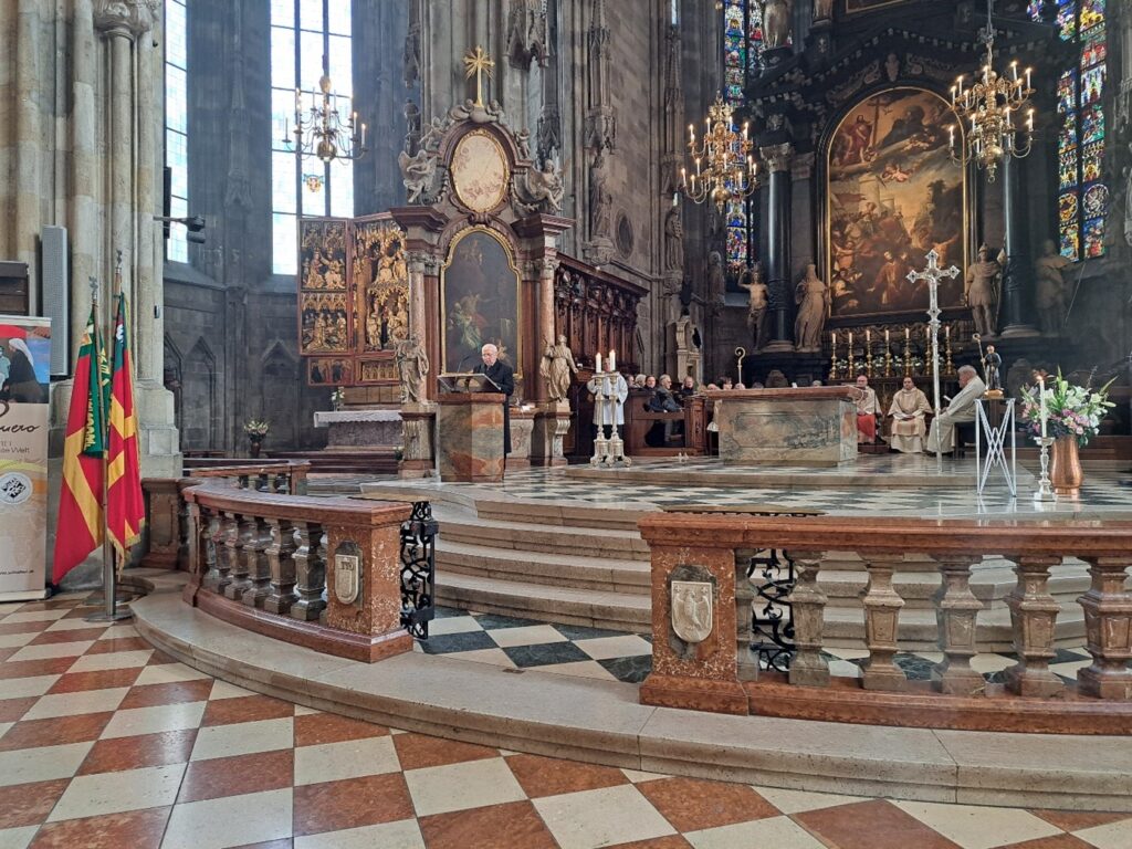 Erste Lesung aus dem Buch Samuel mit Lektor Johann Schachenhuber