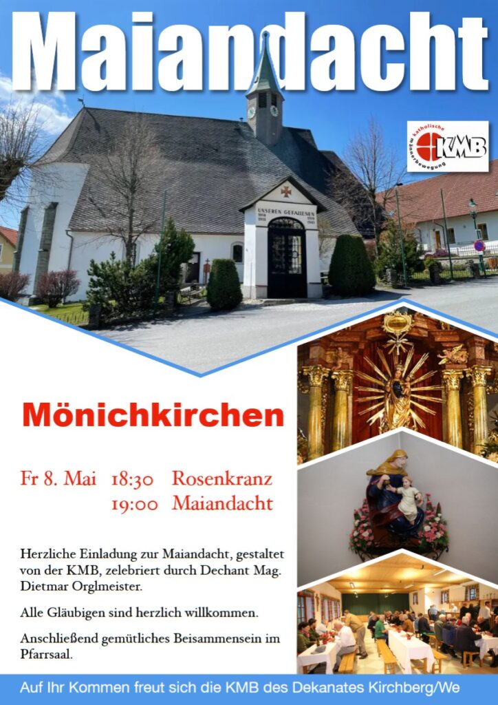 Dekanats-Maiandacht in Mönichkirchen